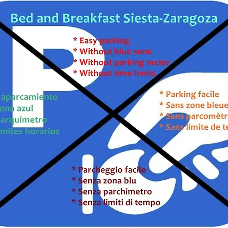 לינה וארוחת בוקר Bed And Breakfast Siesta סרגוסה